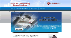 Desktop Screenshot of airconditioningaustinservice.com